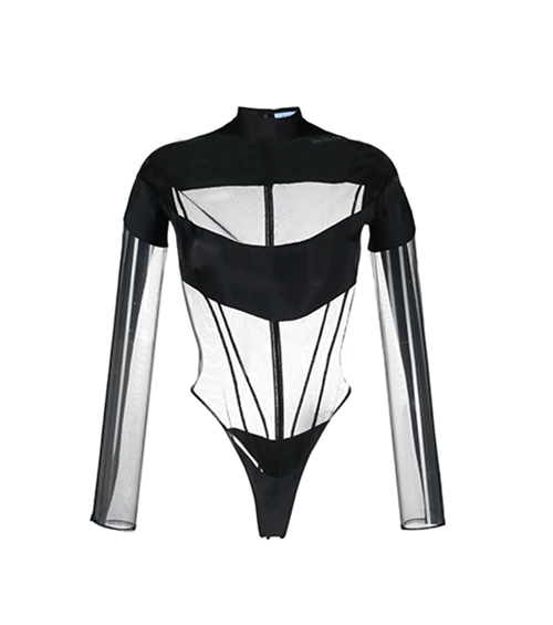 Black Illusion Bodysuit