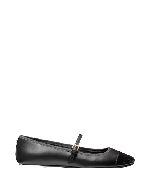 Mae Flex Ballet Black Flat Shoe
