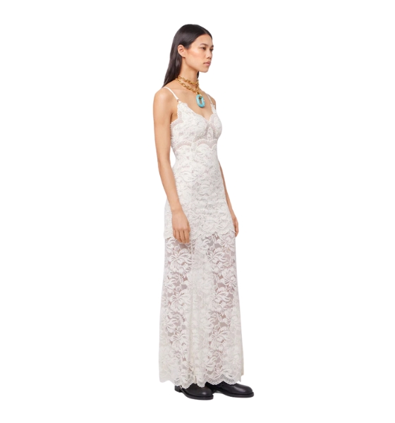 Ivory Robe Long Dress