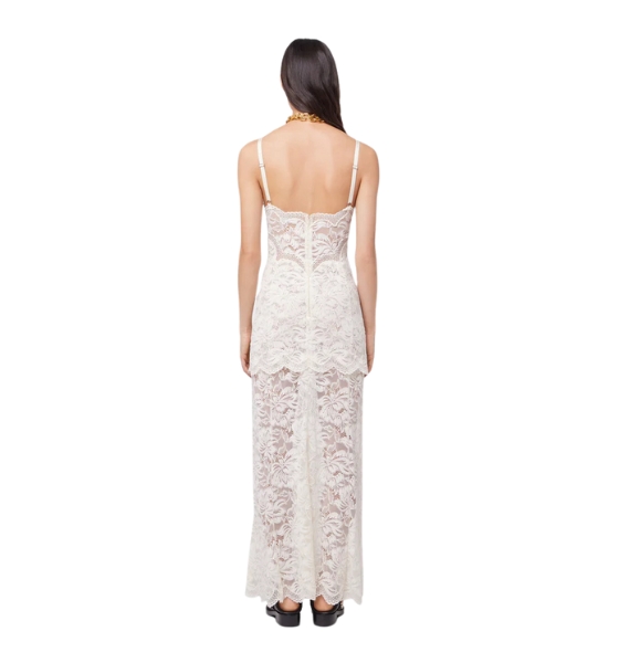 Ivory Robe Long Dress