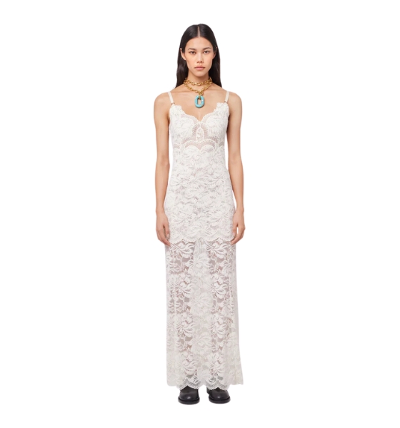 Ivory Robe Long Dress
