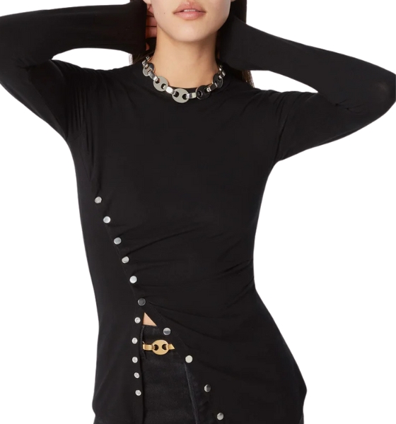 Black Haut Top Long Sleeves