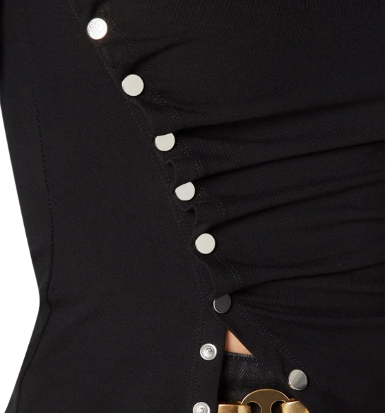 Black Haut Top Long Sleeves