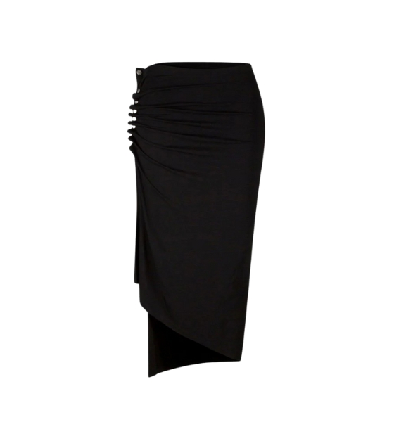 Black Jupe Long Skirt