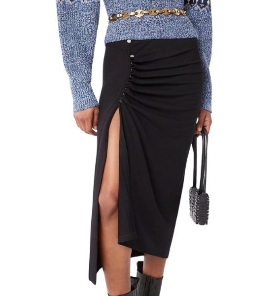 Black Jupe Long Skirt