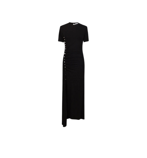 Black Robe Long Dress