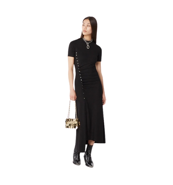 Black Robe Long Dress