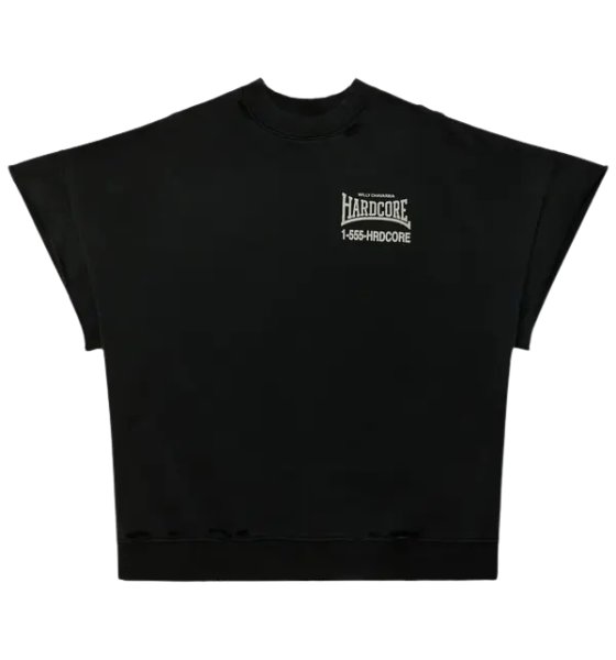 Black Hardcore Muscle Tee