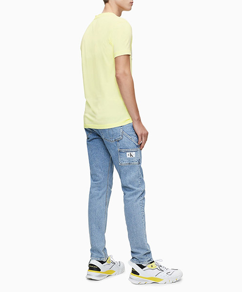 CALVIN KLEIN VEGETABLE DYE MONOGRAMM SLIM TEE