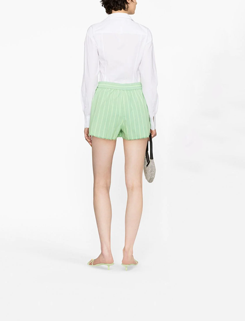 Classic Boxer Shorts With Raw Hem