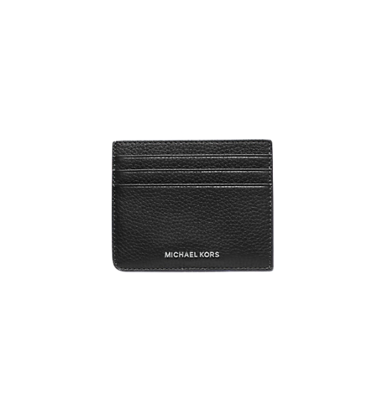Compact Black Leather Cc W Zip