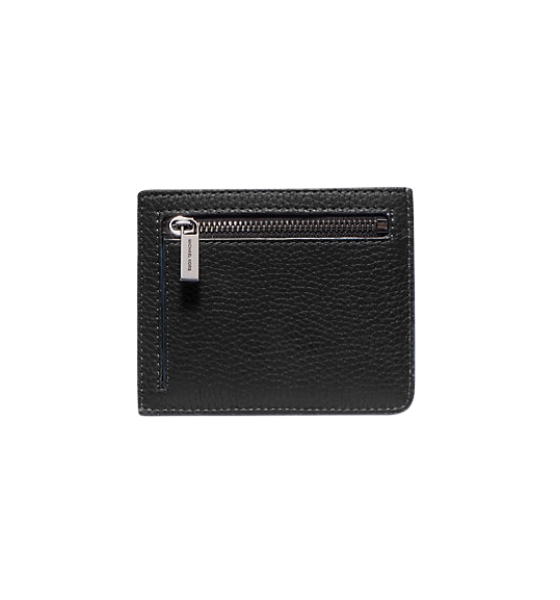 Compact Black Leather Cc W Zip