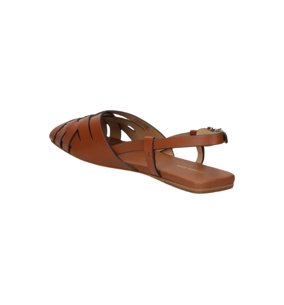 Irene Luggage Leather Slink Flat