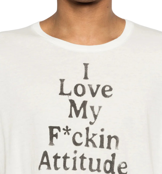 Off-White Fkn Attitude Relaxed T-Shirt