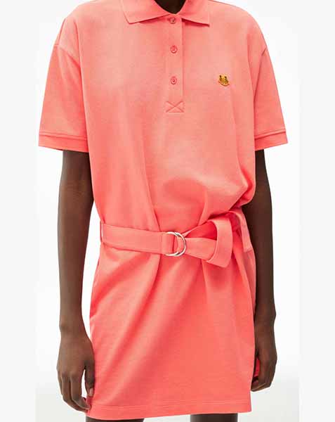 Tiger Crest Medium Orange Polo Dress