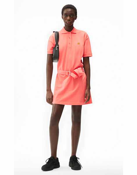 Tiger Crest Medium Orange Polo Dress