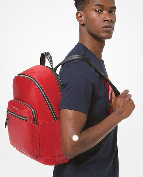 Red Nylon Backpack