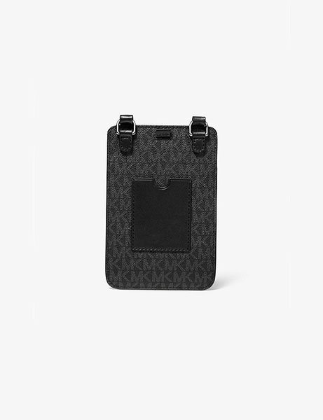 Black Logo Crossbody Bag
