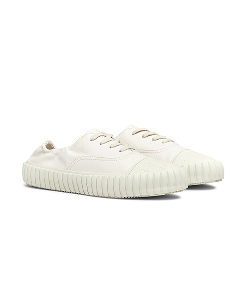 White Leather Logo Sneaker