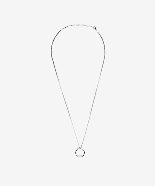 Logo Ring Pendant Necklace