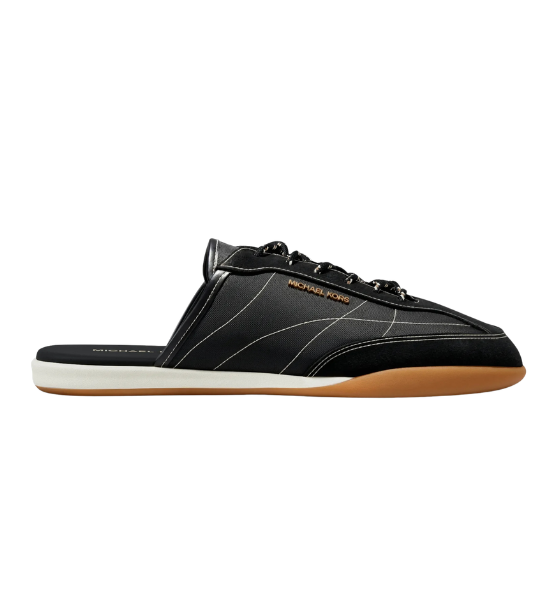 Black Suede Leather Nolan Mule