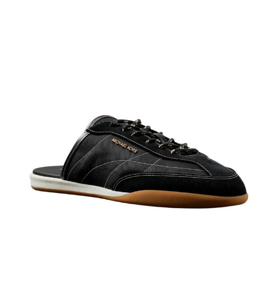 Black Suede Leather Nolan Mule