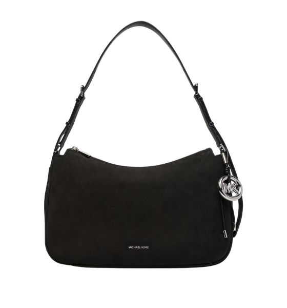 Black Nolita Leather Medium Tz Conv Shoulder Bag