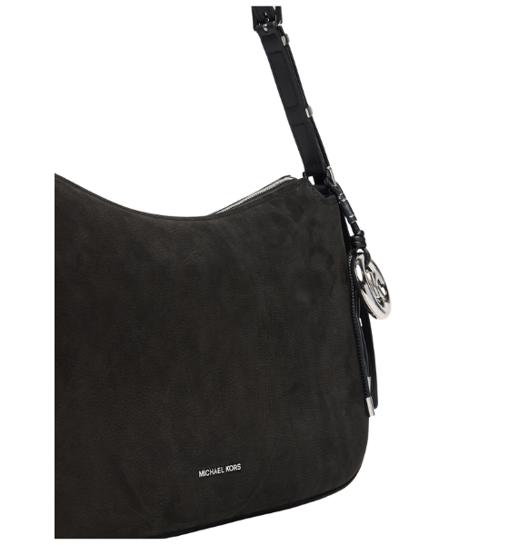Black Nolita Leather Medium Tz Conv Shoulder Bag