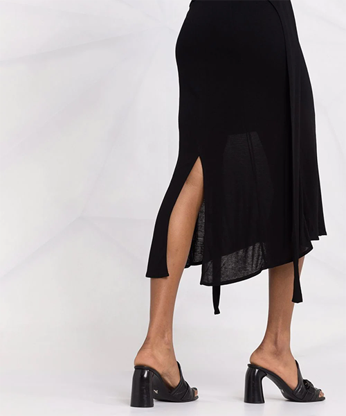Basalt Black Layered Skirt