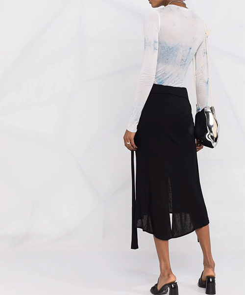 Basalt Black Layered Skirt