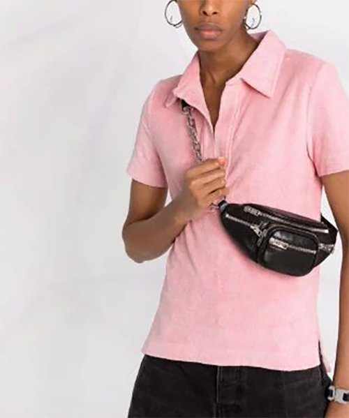 Pink Towel Terry Polo