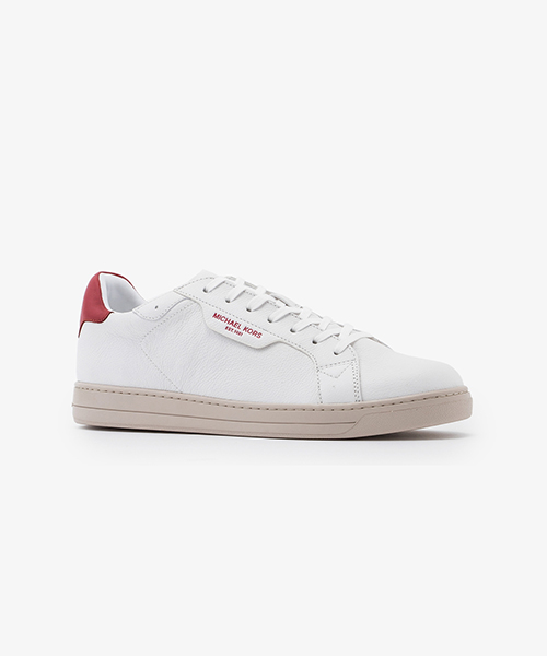 Keating White Leather Red Details Sneaker