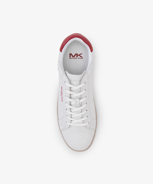 Keating White Leather Red Details Sneaker