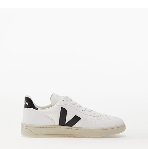 V-10 White Black Sneakers