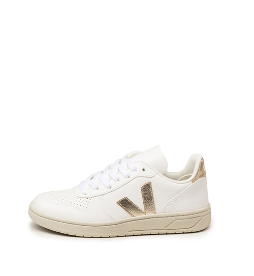 V-10 Extra White Platine Chromefree Leather
