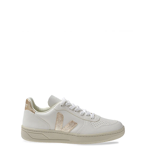 V-10 Extra White Platine Chromefree Leather