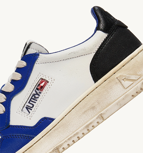 Sup Vintage Low White/Black/Blue Man