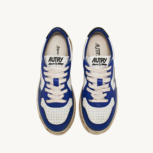Sup Vintage Low White/Black/Blue Man