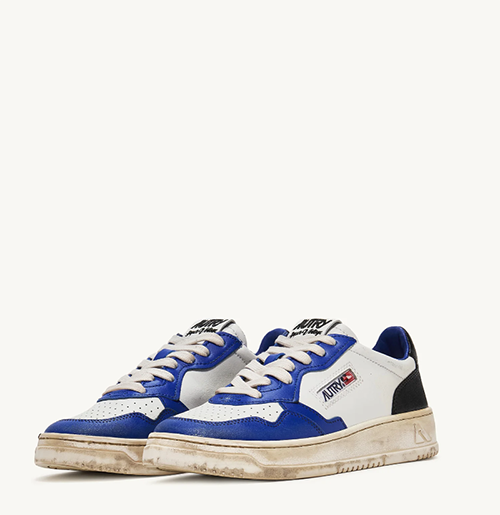 Sup Vintage Low White/Black/Blue Man