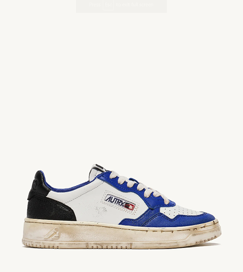 Sup Vintage Low White/Black/Blue Man
