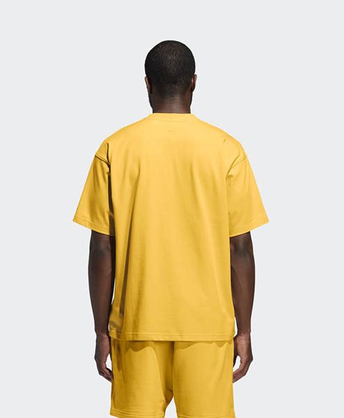 ADIDAS X PHARRELL WILLIAMS YELLOW BASICS SHIRT