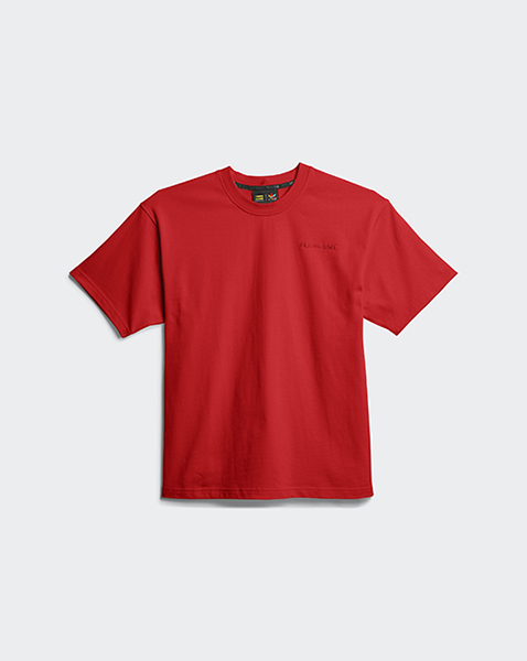 ADIDAS X PHARRELL WILLIAMS RED BASICS SHIRT