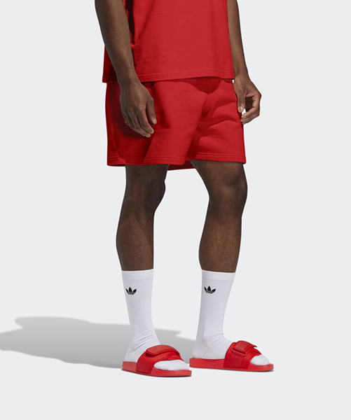 ADIDAS X PHARRELL WILLIAMS RED BASICS SHORT