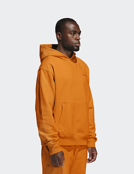 ADIDAS X PHARRELL WILLIAMS ORANGE BASICS HOOD
