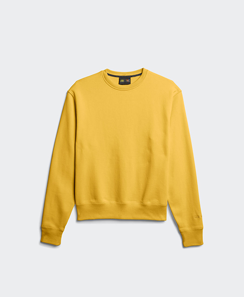 ADIDAS X PHARRELL WILLIAMS YELLOW BASICS CREW