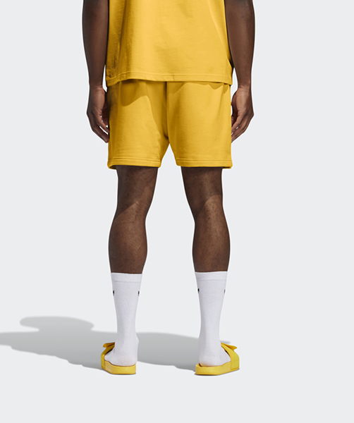 ADIDAS X PHARRELL WILLIAMS YELLOW BASICS SHORT