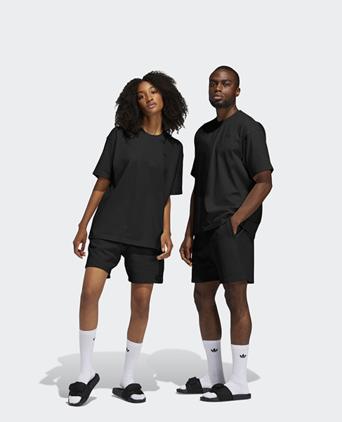 ADIDAS X PHARRELL WILLIAMS BLACK BASICS SHORT