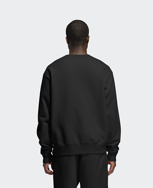 ADIDAS X PHARRELL WILLIAMS BLACK BASICS CREW