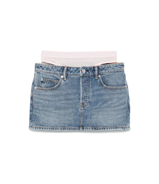Mini Vintade Medium Indigo Skirt Prestyle Hotfix Mesh Undie