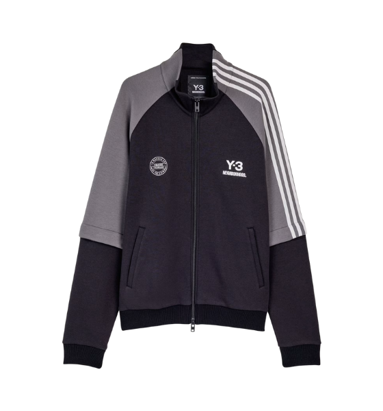 Black/Grey Y-3 NBHD Track Top